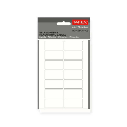 Picture of SELF-ADHESIVE LABELS WHITE 40X19MM 10 SHEETS